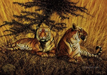 Tiger 20 Ölgemälde